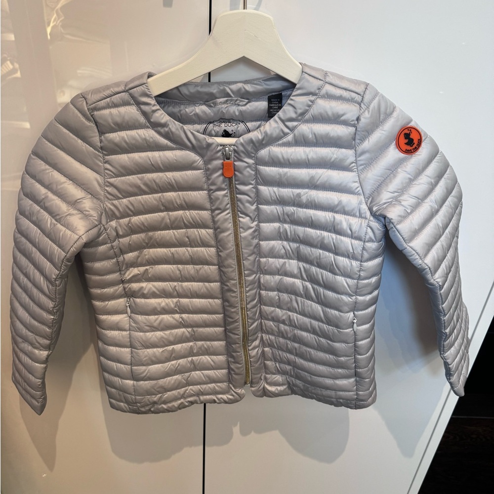 Girls Vela Save The Duck lightweight puffer ( no hood) - size girls 8.
